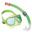 Sc3443109s_bgn_wht Jr Combo Mix Set Maschera E Tubo  Bright Green/white