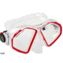 Ms5210006 Maschera Hawkeye Sn Transp/red