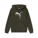 683809 Ess+ Logo Lab Cat Hoodie Felpa Fl Kid